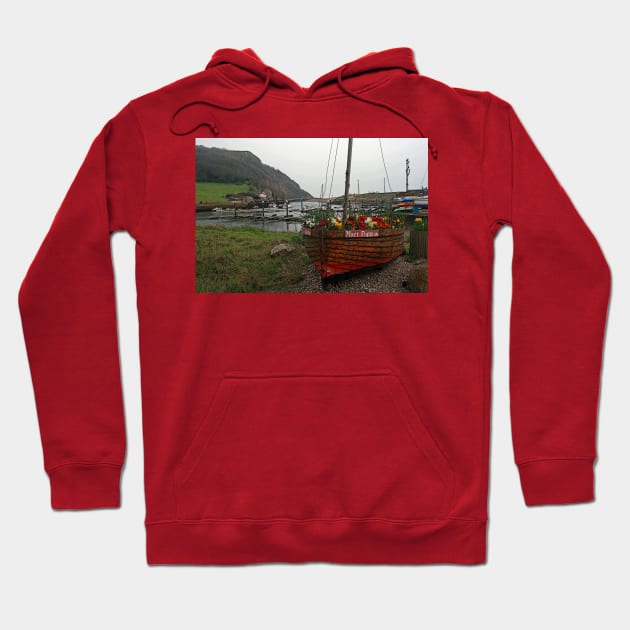 Jolly Holiday, Axmouth, March 2021 Hoodie by RedHillDigital